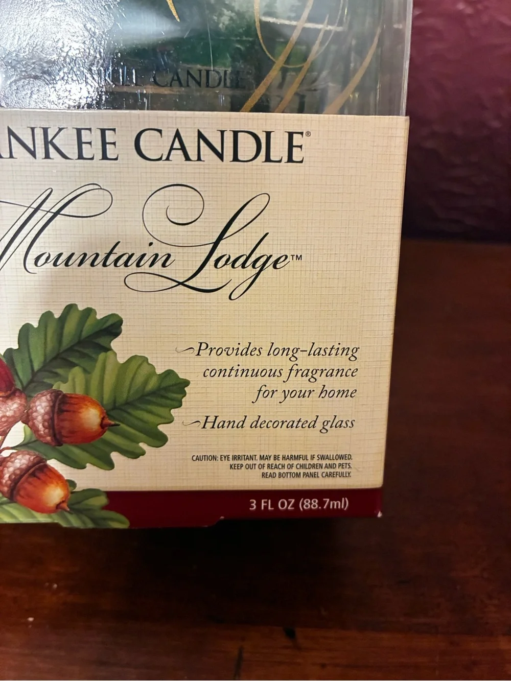 Yankee Candle Reed Diffuser Mountain Lodge scent